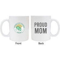 Norfolk State University Proud Mom White Ceramic Coffee Mug
