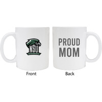 Northeastern State University Riverhawks Proud Mom White Ceramic Coffee Mug