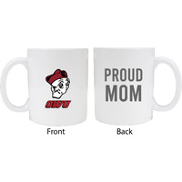 Ohio Wesleyan University Proud Mom White Ceramic Coffee Mug