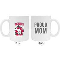 South Dakota Coyotes Proud Mom White Ceramic Coffee Mug