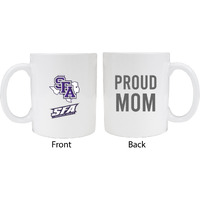Stephen F. Austin State University Proud Mom White Ceramic Coffee Mug