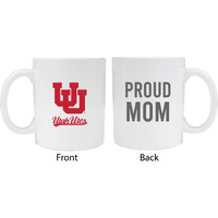 Utah Utes Proud Mom White Ceramic Coffee Mug