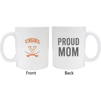 Virginia Cavaliers Proud Mom White Ceramic Coffee Mug