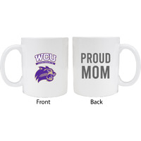 Western Carolina University Proud Mom White Ceramic Coffee Mug