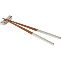 9" Chopsticks with Rectangle Rest Nickel Plated
