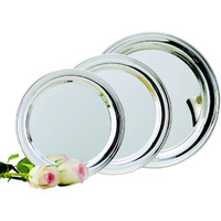 Simon Tray, Nickel Plated 12" Dia
