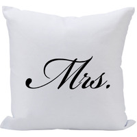 Pillow 16X16 Mrs. (Script)