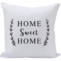 Pillow 16X16 Home Sweet Home (Wheat)