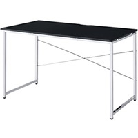 93195 Writing Desk - Black & Chrome Finish