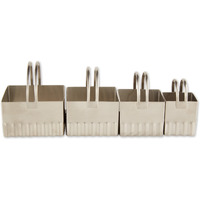 RSVP Biscuit Cutters - Square Rippled Set Of 4