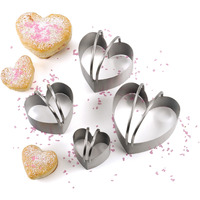 RSVP Biscuit Cutters - Heart Set Of 4