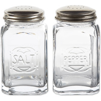 RSVP Retro Glass S&P Set - Clear