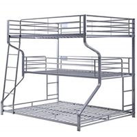Triple Bunk Bed - T/F/Q Silver