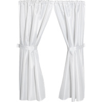 Polyester Fabric Window Curtain in Grey