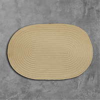 BR41R144X144 Boca Raton - Gray 12' round Rug, 100% Polypropylene - Round.
