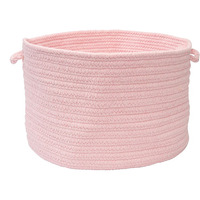 WL45A014X010 Bristol - Mocha 14"x14"x10"  Basket, 75% Polypropylene/25% Wool - Round.