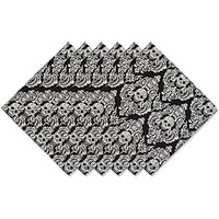 DII Graeyard Damask Embellished Napkin (Set of 6)