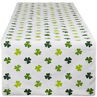 DII Shamrock Shake Print Table Runner 14x108"