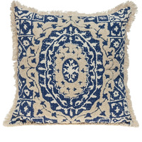 Parkland Collection Abu Transitional Beige Throw Pillow