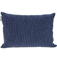 Parkland Collection Aster Transitional Blue Throw Pillow