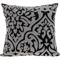 Parkland Collection Carmela Transitional Black Throw Pillow