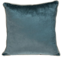 Parkland Collection Maia Transitional Teal Throw Pillow