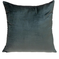 Parkland Collection Nerine Transitional Gray/Charcoal Throw Pillow