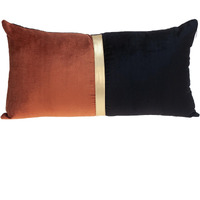 Parkland Collection Myra Transitional Black Throw Pillow