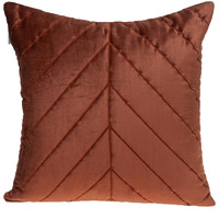 Parkland Collection Tobyn Transitional Burnt Orange Throw Pillow