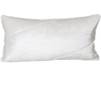 Parkland Collection Koko Transitional White Throw Pillow