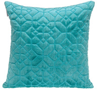 Parkland Collection Sora Transitional Aqua Throw Pillow
