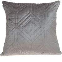 Parkland Collection Reta Transitional Taupe Throw Pillow