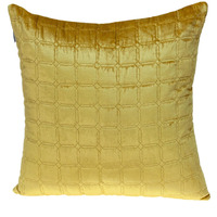 Parkland Collection Marrisa Transitional Yellow Throw Pillow