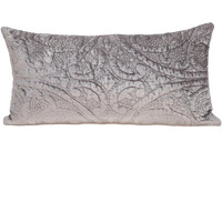 Parkland Collection Cristal Transitional Taupe Throw Pillow