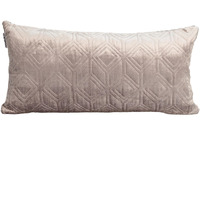 Parkland Collection Aleta Transitional Taupe Throw Pillow