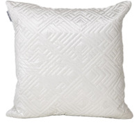 Parkland Collection Eris Transitional White Throw Pillow