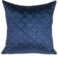 Parkland Collection Milo Transitional Navy Throw Pillow