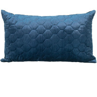 Parkland Collection Bazyli Transitional Navy Throw Pillow