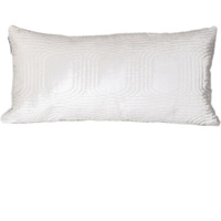 Parkland Collection Iphis Transitional White Throw Pillow