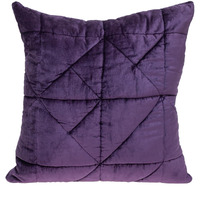 Parkland Collection Zoe Transitional Purple Throw Pillow