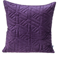 Parkland Collection Delta Transitional Purple Throw Pillow