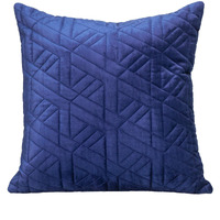 Parkland Collection Delta Transitional Blue Throw Pillow