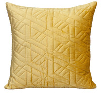 Parkland Collection Delta Transitional Yellow Throw Pillow