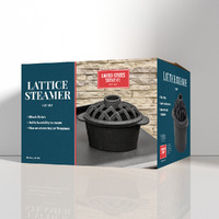 Black Lattice Steamer