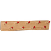 All-Purpose Natural Wood Wall Coat Rack