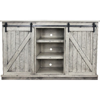 Rustic 68" Tall Quaint TV Stand in Rustic Dela Verria