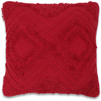 18" x 18" Red Diamond Cotton Pillow