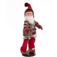 17" Woodland Santa Doll with Stand