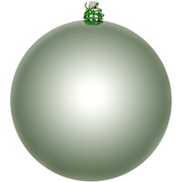 12" Frosty Mint Shiny Ball UV Drilled