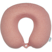 Bucky Jersey Stripe - Memory Foam Neck Pillow - Pink Stripe